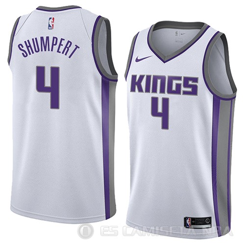 Camiseta Iman Shumpert #4 Sacramento Kings Association 2018 Blanco - Haga un click en la imagen para cerrar